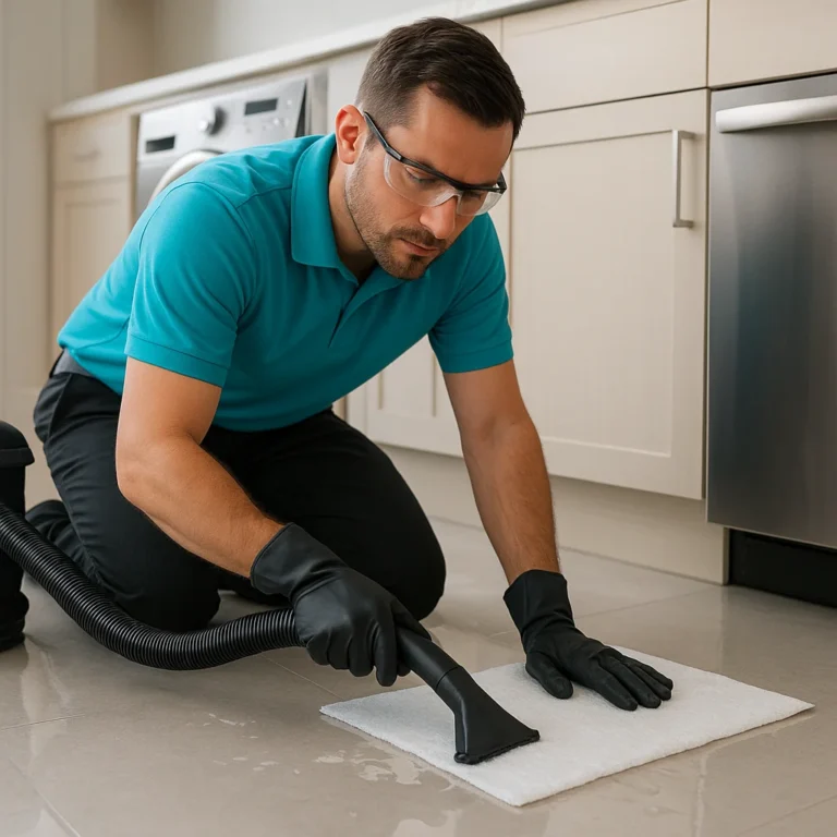 Appliance Leak Cleanup