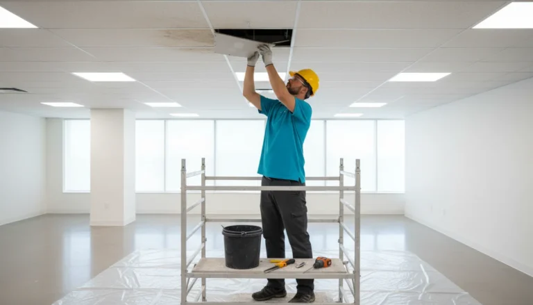 Ceiling Water Damage Repair