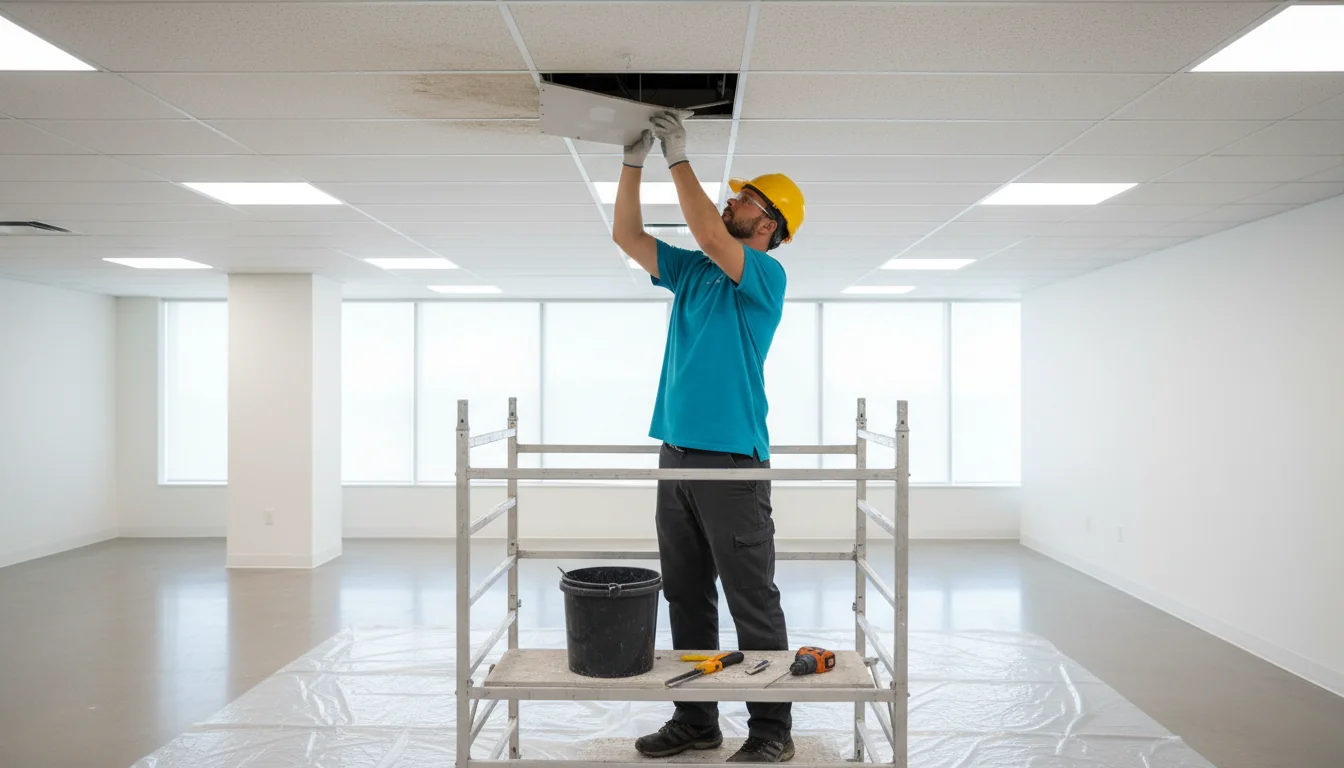 Ceiling Water Damage Repair