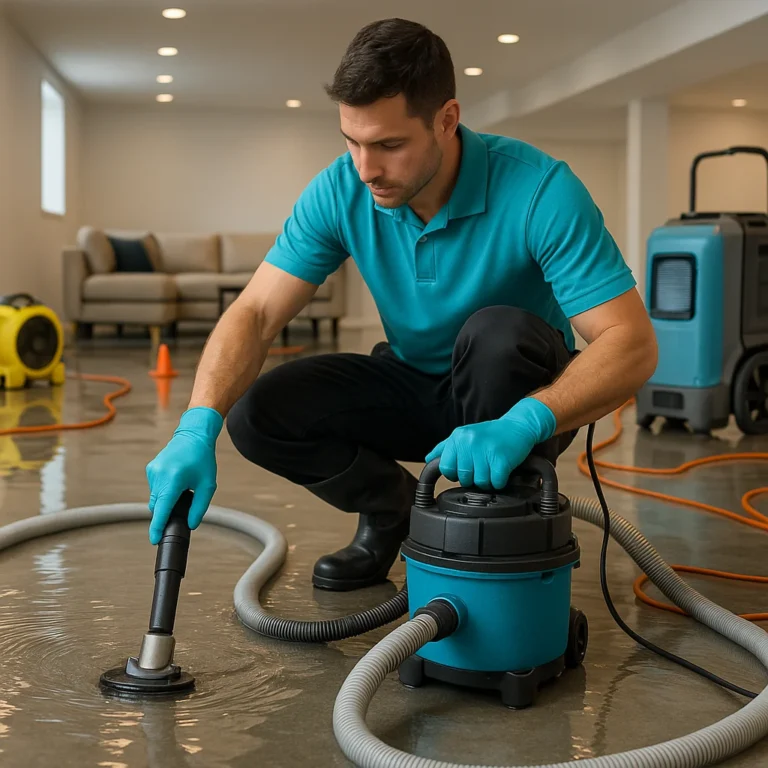 Flooded Basement Cleanup