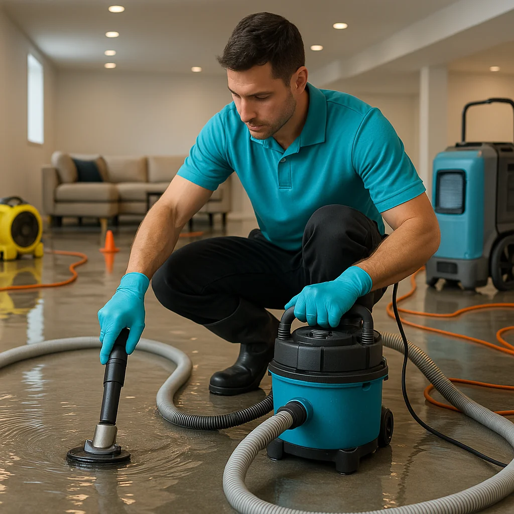 Flooded Basement Cleanup