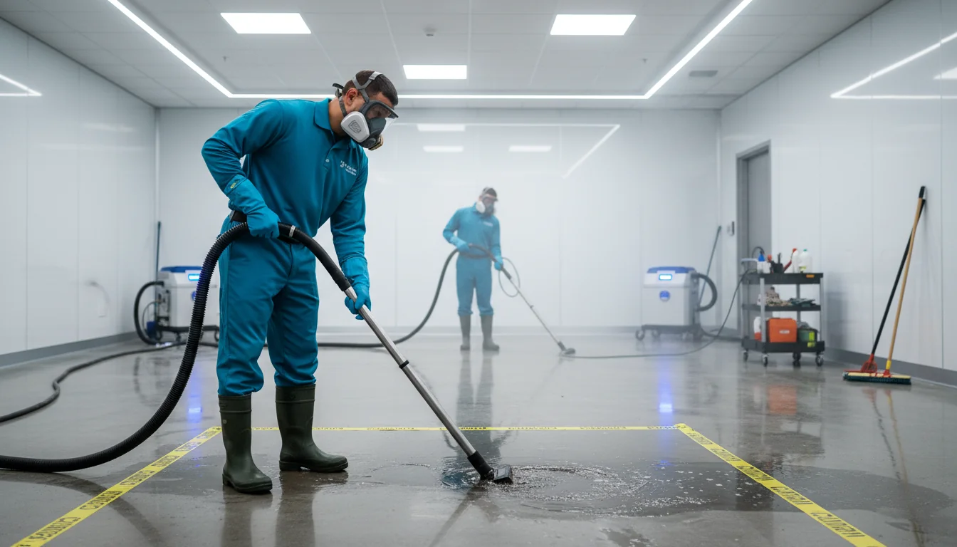 Sewage Backup Cleanup & Sanitization