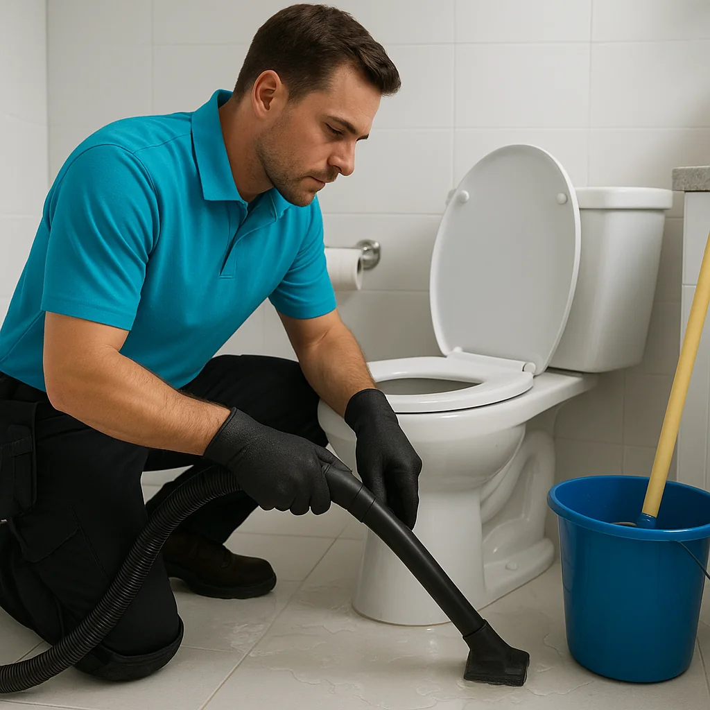 Toilet Overflow Cleanup