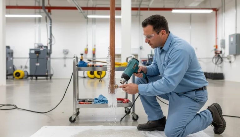 Frozen Pipe Water Damage Repair