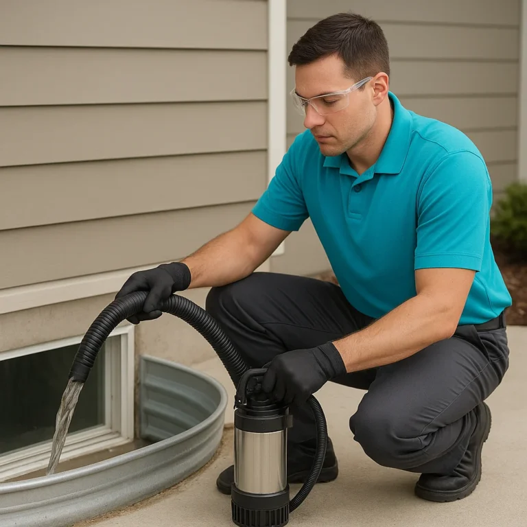 Window Well Flood Cleanup